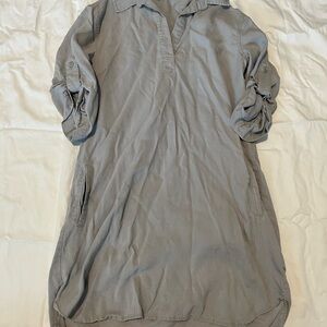 Cloth & Stone Gray Midi Dress